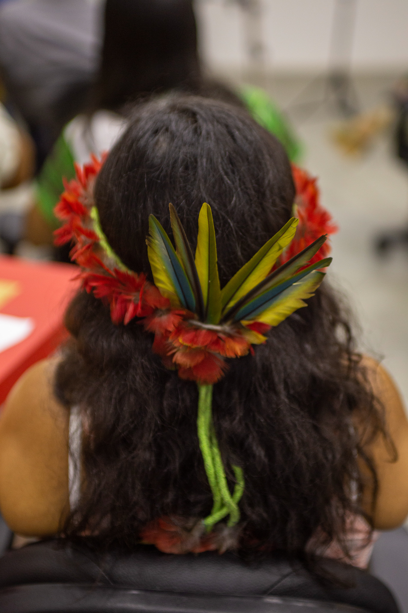 Marcivana Satirê Mauê's speech opened Monday's event in Manaus