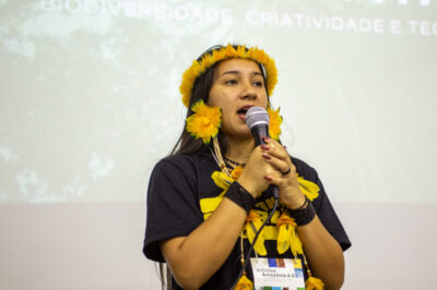 Sâmela Satirê Mawe is one of the young indigenous leaders invited to Ciclos Amazônia 4.0 - Year II