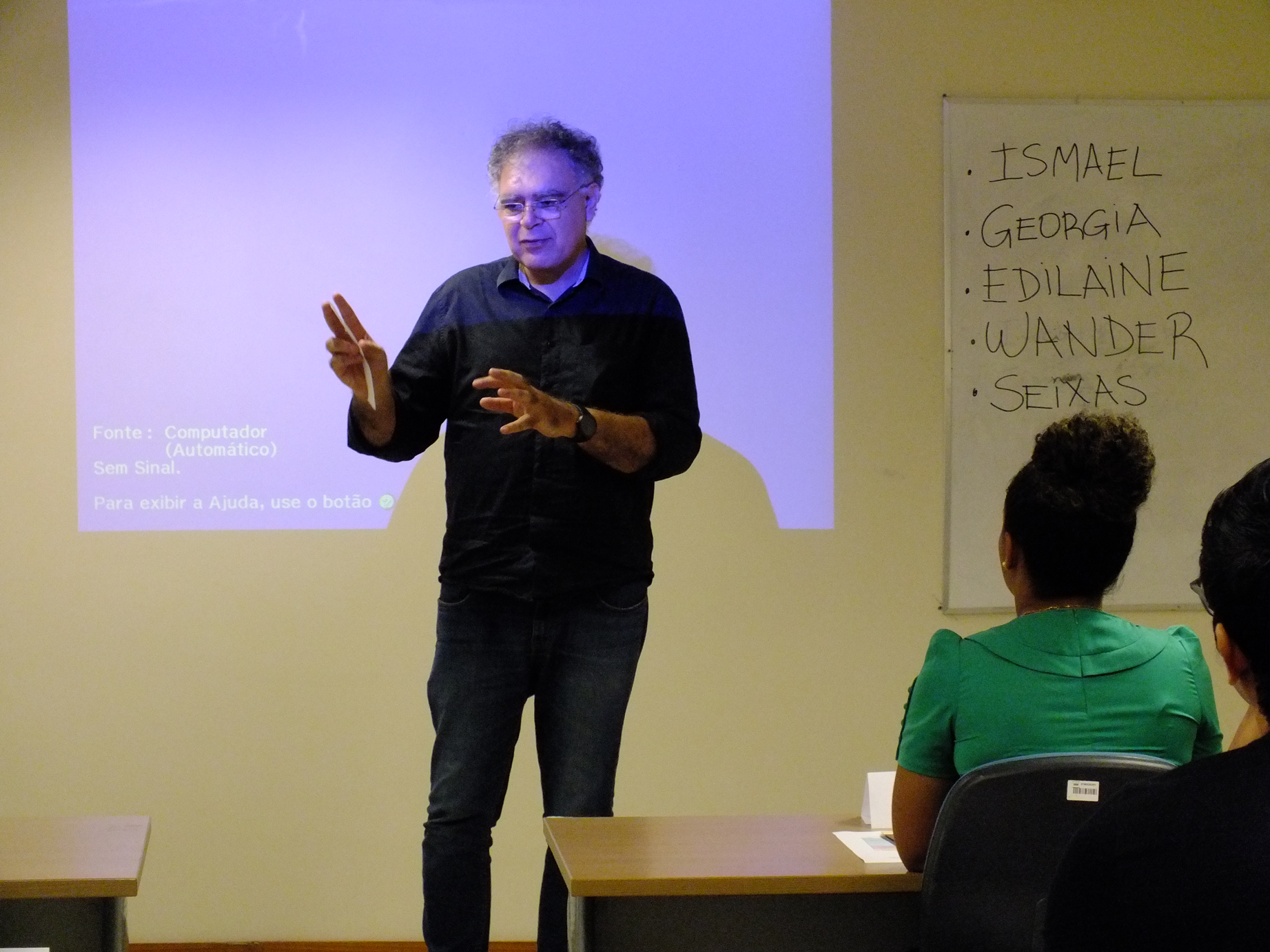 Ismael Nobre during the course for municipal managers in Pará